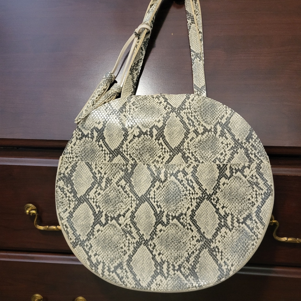Snakeskin Patterned Women's Bag